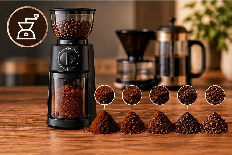 Cómo moler café en casa según tu cafetera: grosores y trucos