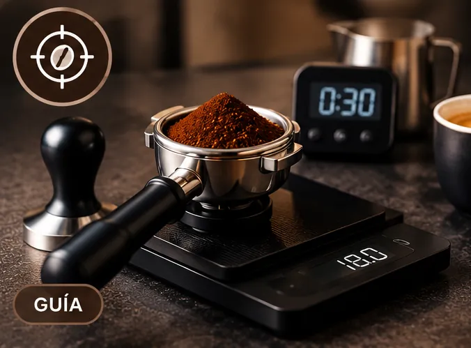 Cómo calibrar coffee en casa: molienda, ratio y tiempo