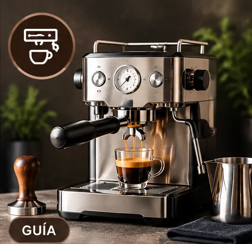 Cómo elegir cafetera coffee manual: grupo, bomba y vaporizador